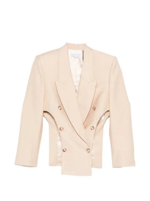 double-breasted cut-out blazer by STELLA MCCARTNEY