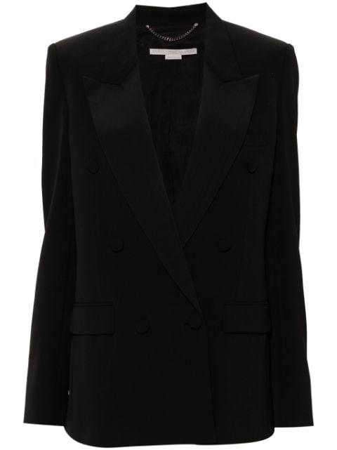 double-breasted twill blazer by STELLA MCCARTNEY