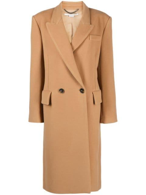 double-breasted wool coat by STELLA MCCARTNEY