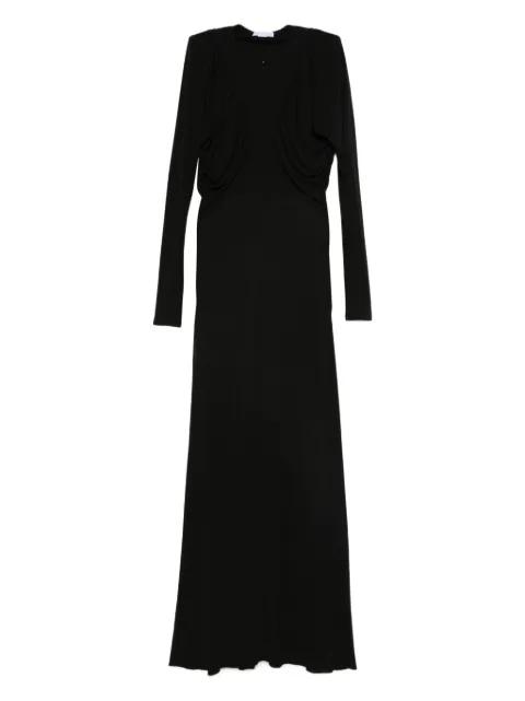 draped-detail maxi dress by STELLA MCCARTNEY