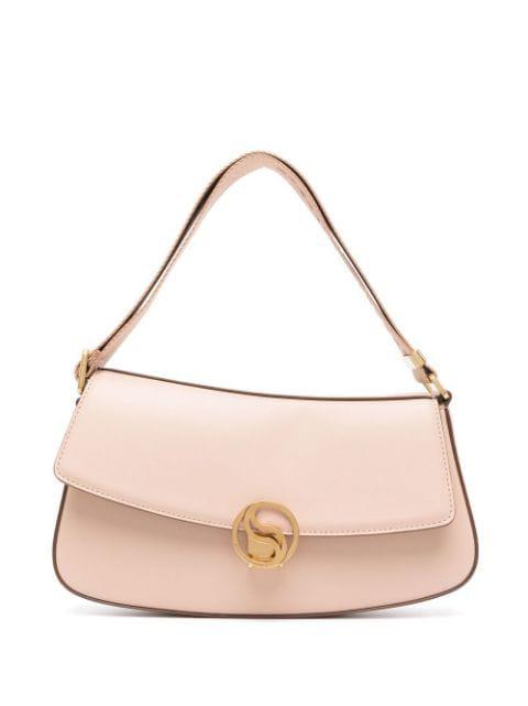 engraved-logo shoulder-bag by STELLA MCCARTNEY