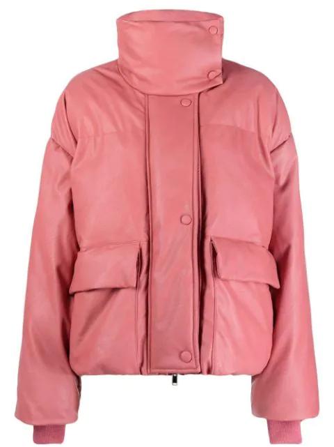 faux-leather puffer jacket by STELLA MCCARTNEY