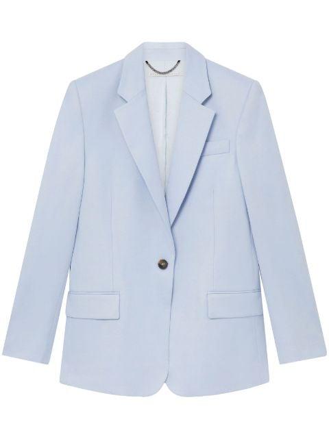 flannel single-breasted blazer by STELLA MCCARTNEY