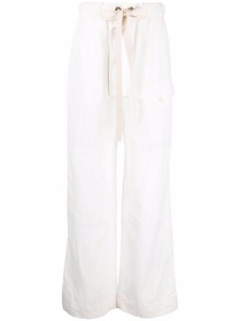 flap pockets straight-leg trousers by STELLA MCCARTNEY