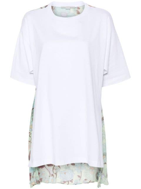 floral-print panel T-shirt by STELLA MCCARTNEY