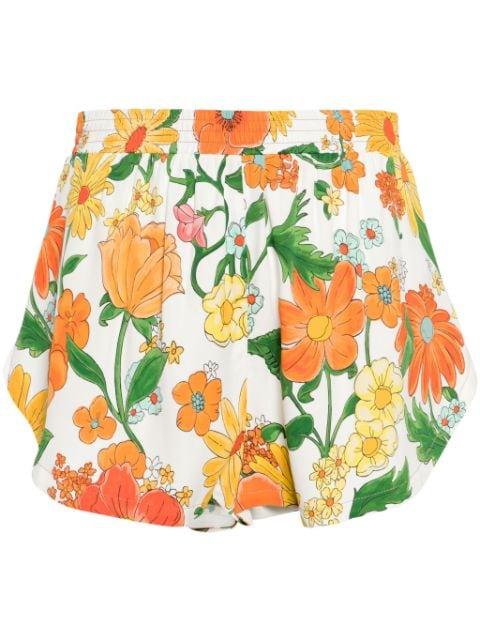 floral-print track shorts by STELLA MCCARTNEY