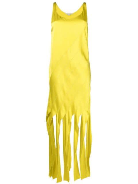 fringe-hem sleeveless dress by STELLA MCCARTNEY