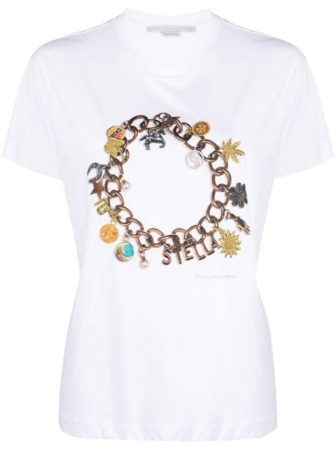 graphic-print cotton T-shirt by STELLA MCCARTNEY