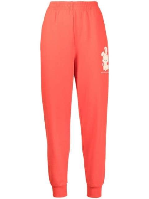 graphic-print tapered track pants by STELLA MCCARTNEY