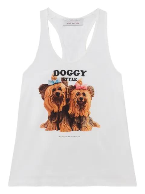 graphic sleeveless tank top by STELLA MCCARTNEY