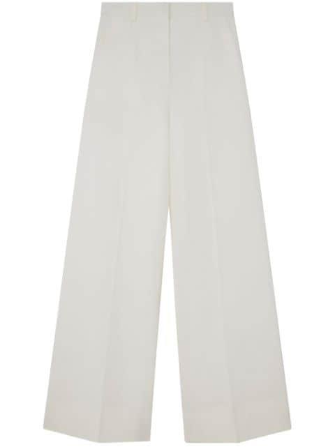 high-rise flared wool trousers by STELLA MCCARTNEY