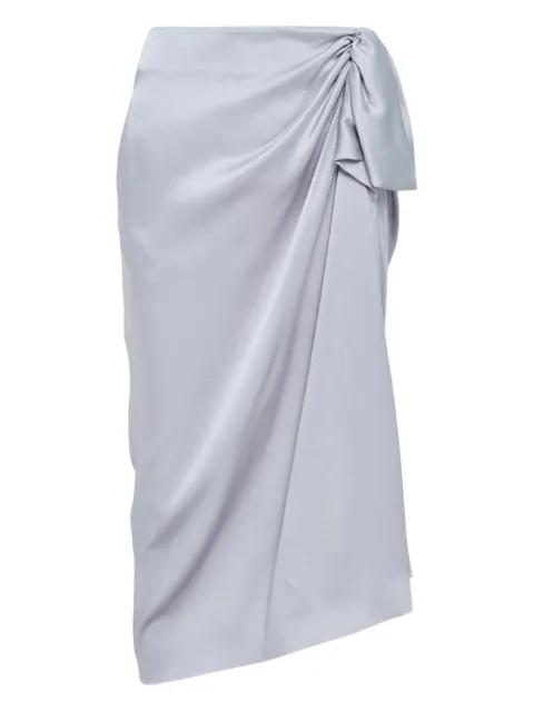 knot-detail midi skirt by STELLA MCCARTNEY