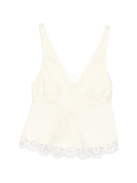 lace V-neck top by STELLA MCCARTNEY