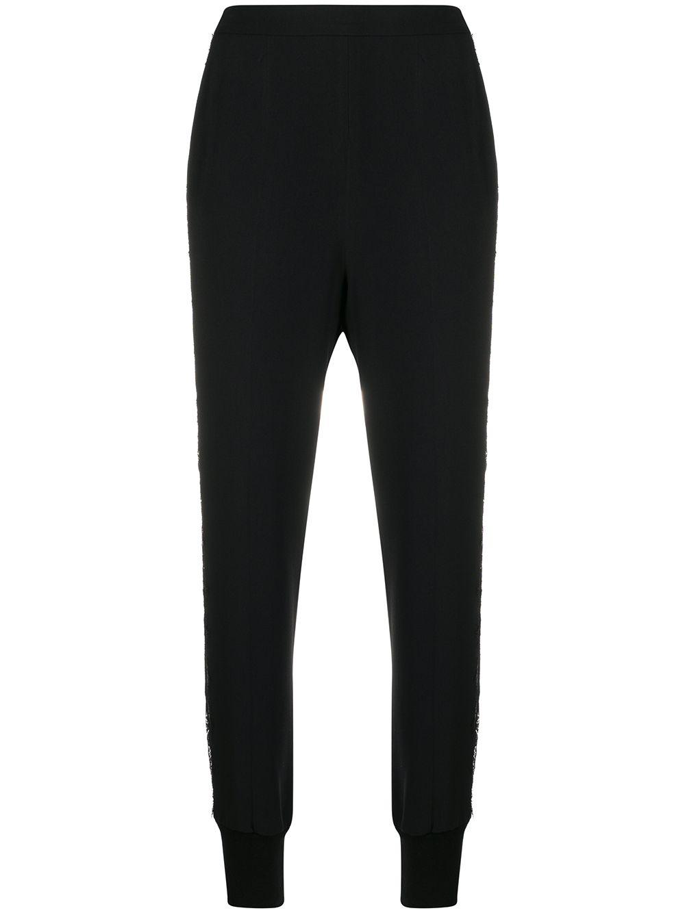 lace cut-out tapered trousers by STELLA MCCARTNEY