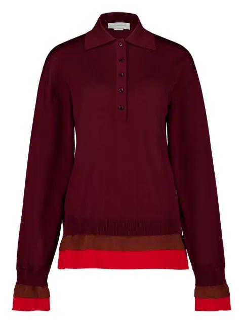 layered polo-neck top by STELLA MCCARTNEY