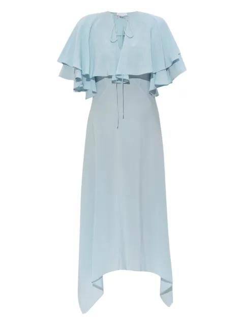 layered semi-sheer midi dress by STELLA MCCARTNEY