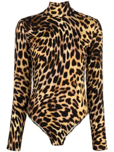 leopard-print bodysuit by STELLA MCCARTNEY