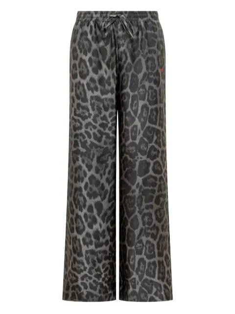 leopard-print drawstring trousers by STELLA MCCARTNEY