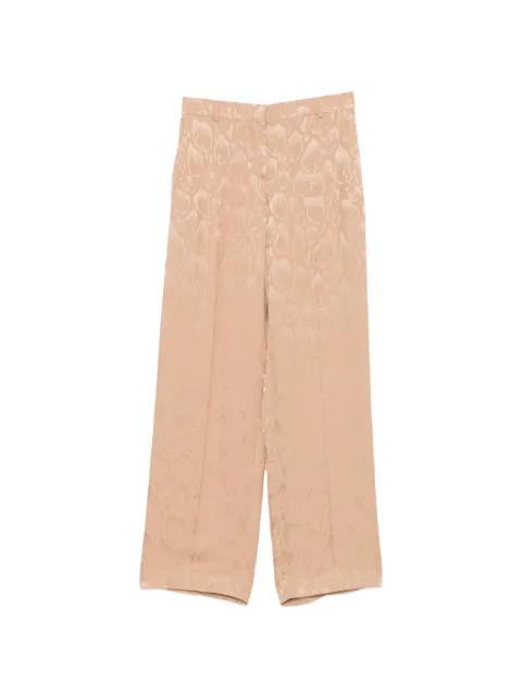 leopard-print jacquard trousers by STELLA MCCARTNEY