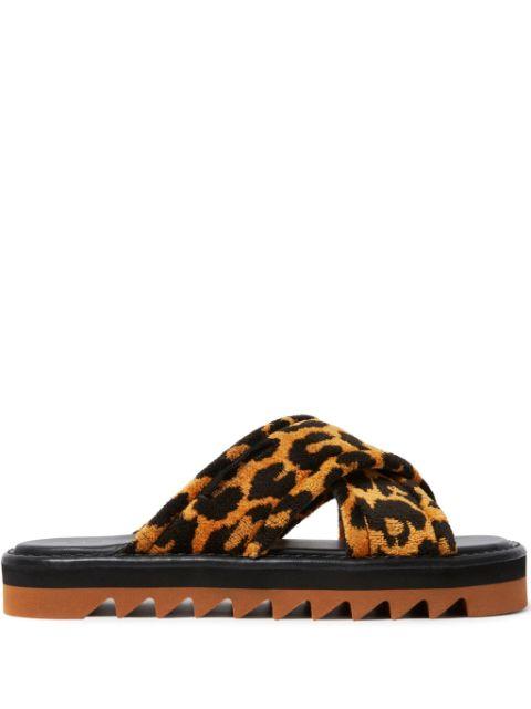 leopard-print slides by STELLA MCCARTNEY