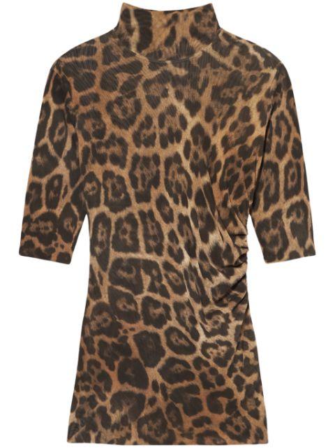 leopard-print top by STELLA MCCARTNEY