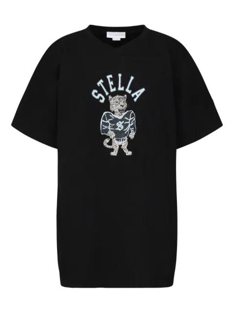 logo-detail cotton t-shirt by STELLA MCCARTNEY
