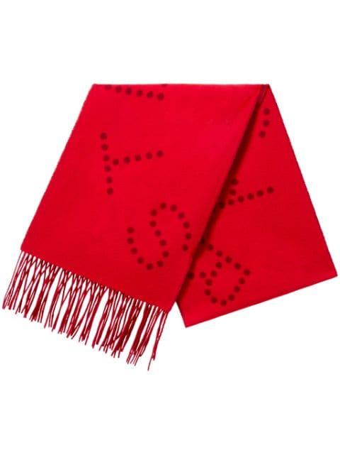 logo-embroidered scarf by STELLA MCCARTNEY