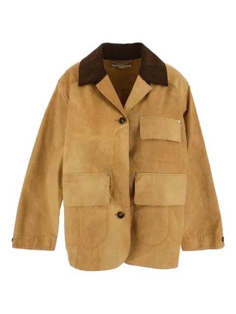 logo-patch jacket by STELLA MCCARTNEY