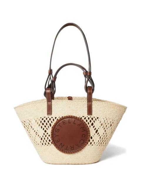 logo-perforated tote bag by STELLA MCCARTNEY