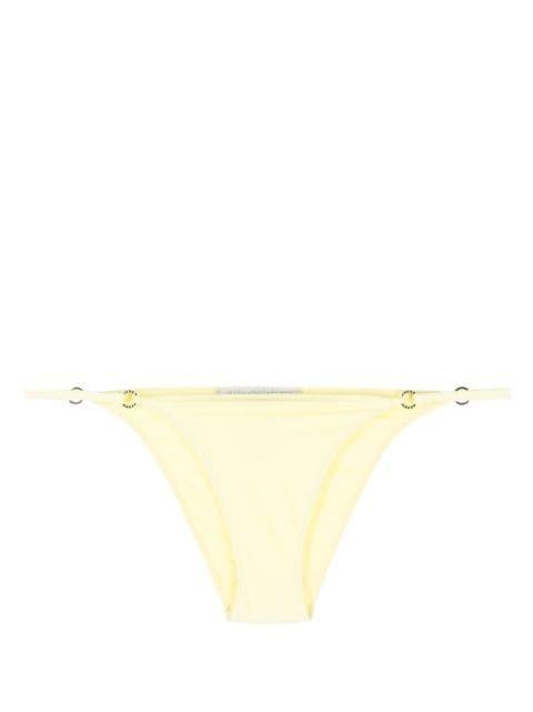 logo-plaque cotton bikini bottoms by STELLA MCCARTNEY