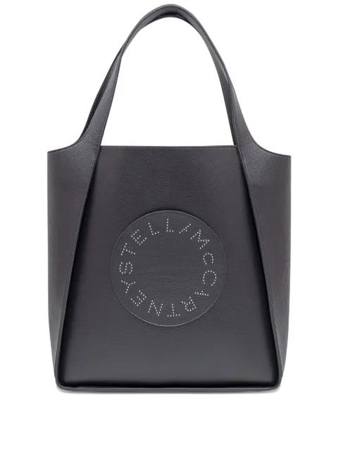 logo-plaque tote bag by STELLA MCCARTNEY