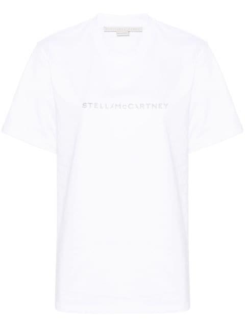 logo-print cotton T-shirt by STELLA MCCARTNEY