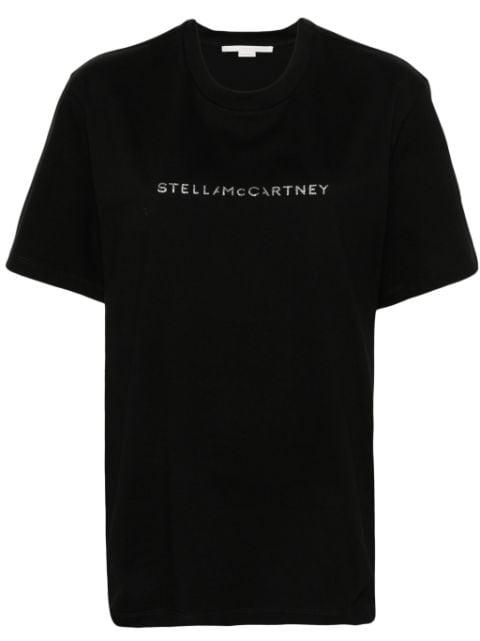 logo-print cotton T-shirt by STELLA MCCARTNEY