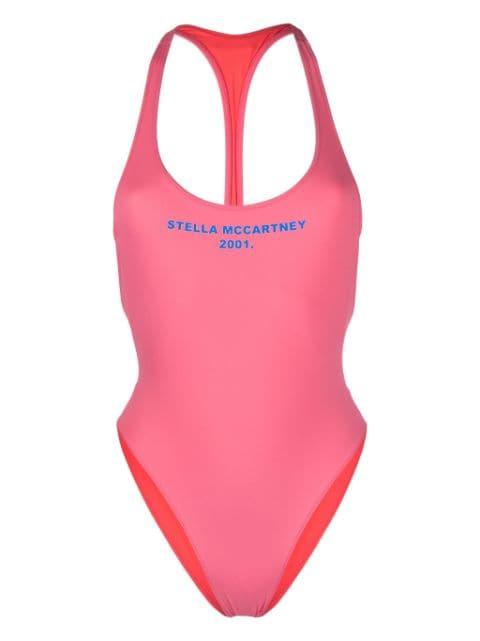 logo-print cut-out swimsuit by STELLA MCCARTNEY