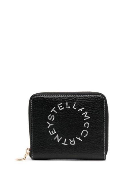 logo-print detail zipped wallet by STELLA MCCARTNEY