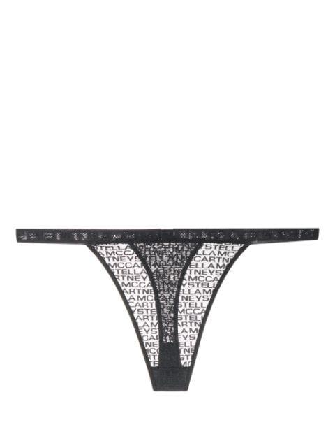 logo-print string thong by STELLA MCCARTNEY