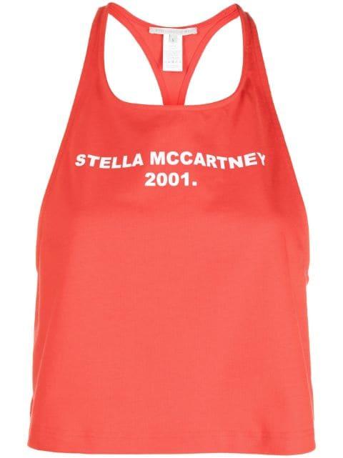 logo-print tank top by STELLA MCCARTNEY