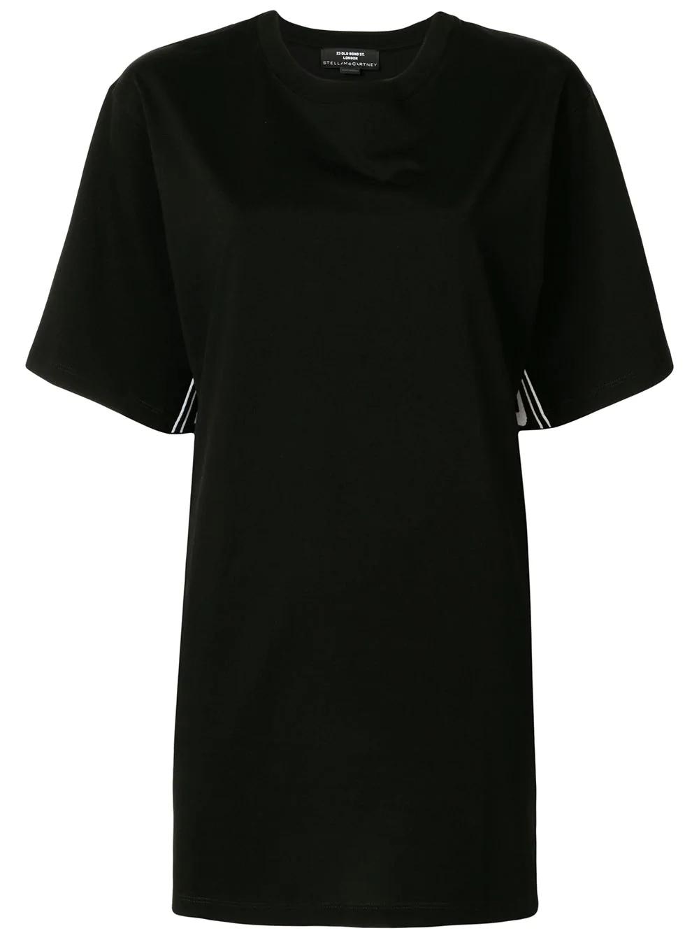 logo-stripe oversized T-shirt by STELLA MCCARTNEY