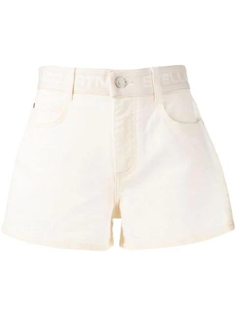 logo-waistband mini shorts by STELLA MCCARTNEY
