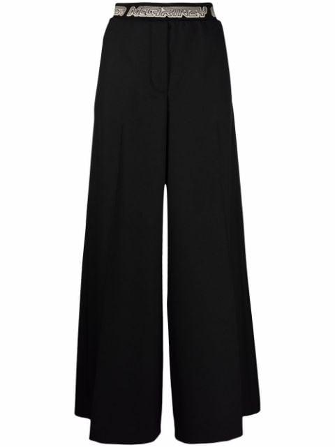 logo-waistband palazzo trousers by STELLA MCCARTNEY