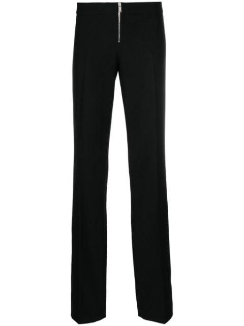 low-rise wool slim trousers by STELLA MCCARTNEY