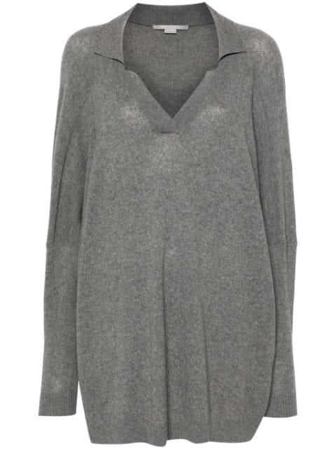 mélange polo sweater by STELLA MCCARTNEY