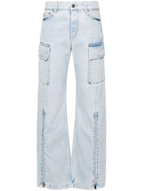 mid-rise wide-leg cargo jeans by STELLA MCCARTNEY