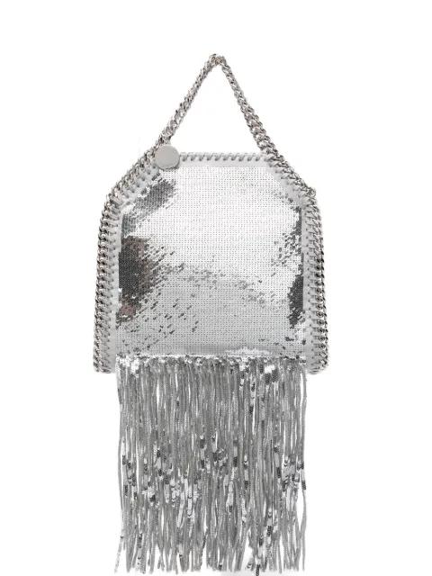 mini Falabella fringed tote bag by STELLA MCCARTNEY