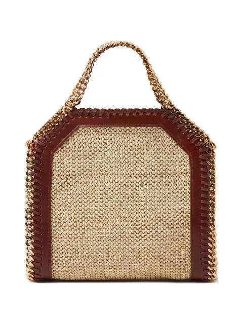 mini Falabella woven-design tote bag by STELLA MCCARTNEY