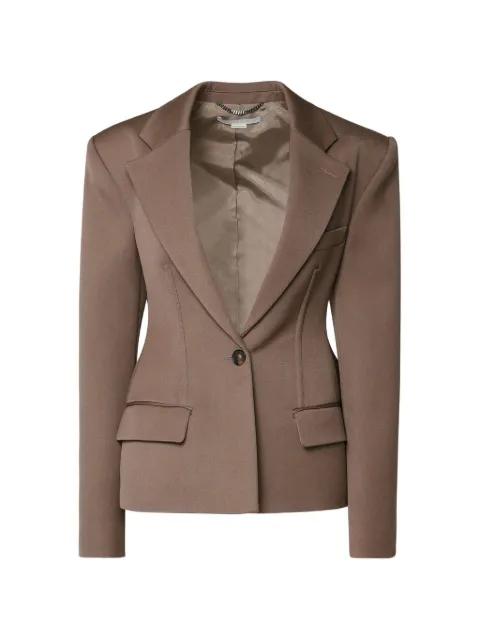 notched-lapel blazer by STELLA MCCARTNEY