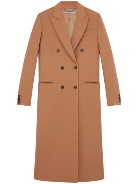 notched-lapel wool coat by STELLA MCCARTNEY