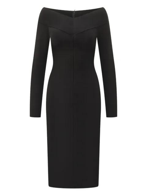 off-shoulder midi dress by STELLA MCCARTNEY