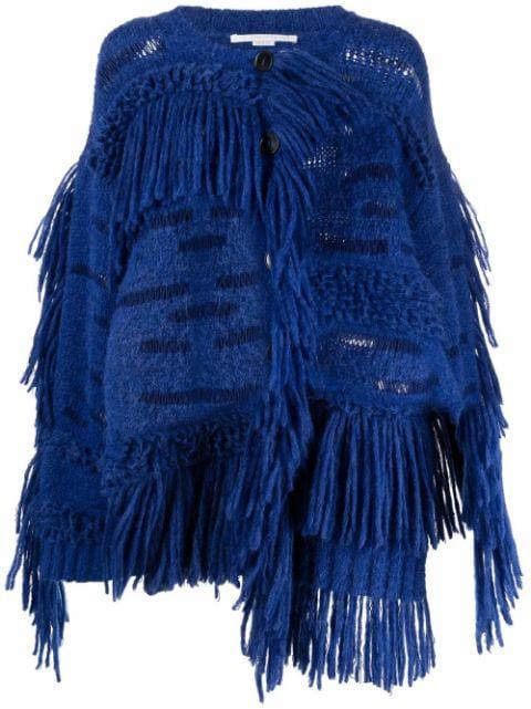 oversized fringed jumper by STELLA MCCARTNEY