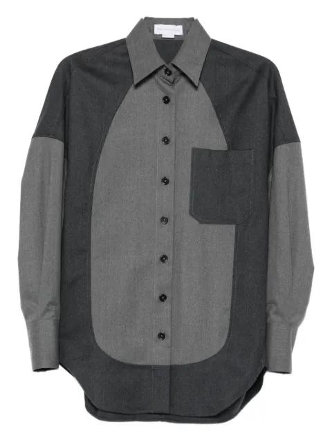 panelled button-up shirt by STELLA MCCARTNEY